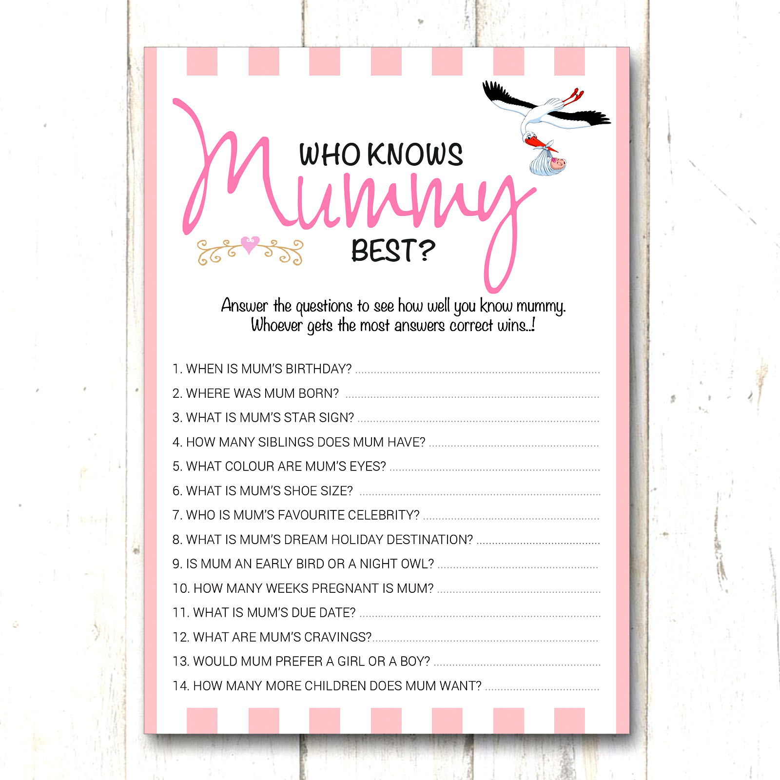 Present baby shower gift favour mummy. Cerca, compra, vendi nuovo e usato: Mum T